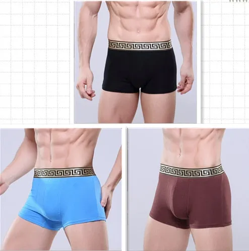 Xituodai 3pcs/lot wholesale price sexy men's underwear boxers Comfort multicolor boxers men cheap Asia size Hot sale