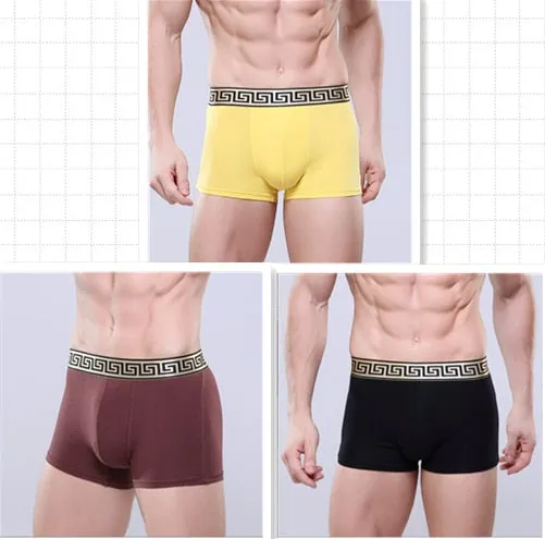 Xituodai 3pcs/lot wholesale price sexy men's underwear boxers Comfort multicolor boxers men cheap Asia size Hot sale