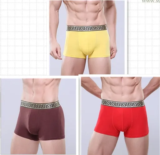 Xituodai 3pcs/lot wholesale price sexy men's underwear boxers Comfort multicolor boxers men cheap Asia size Hot sale