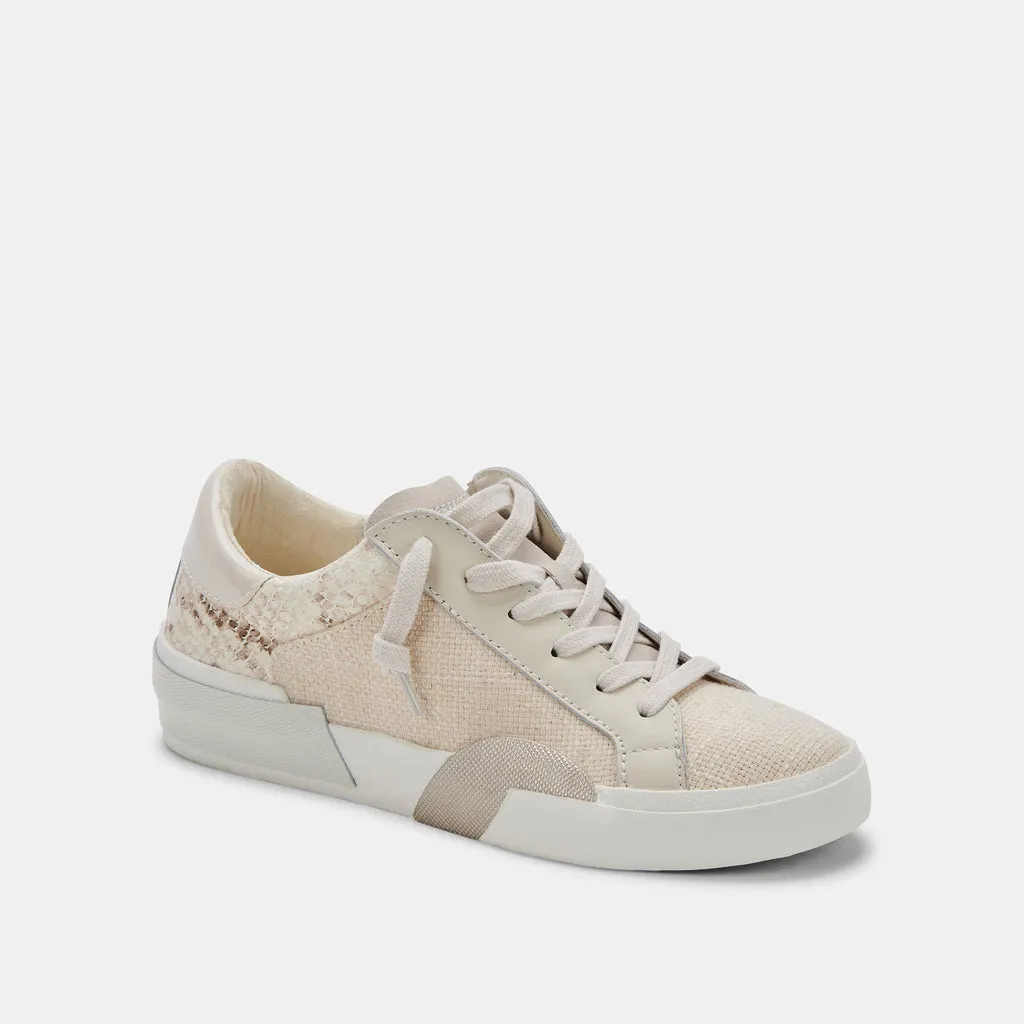 ZINA SNEAKERS NATURAL LINEN– Dolce Vita 6706138611778