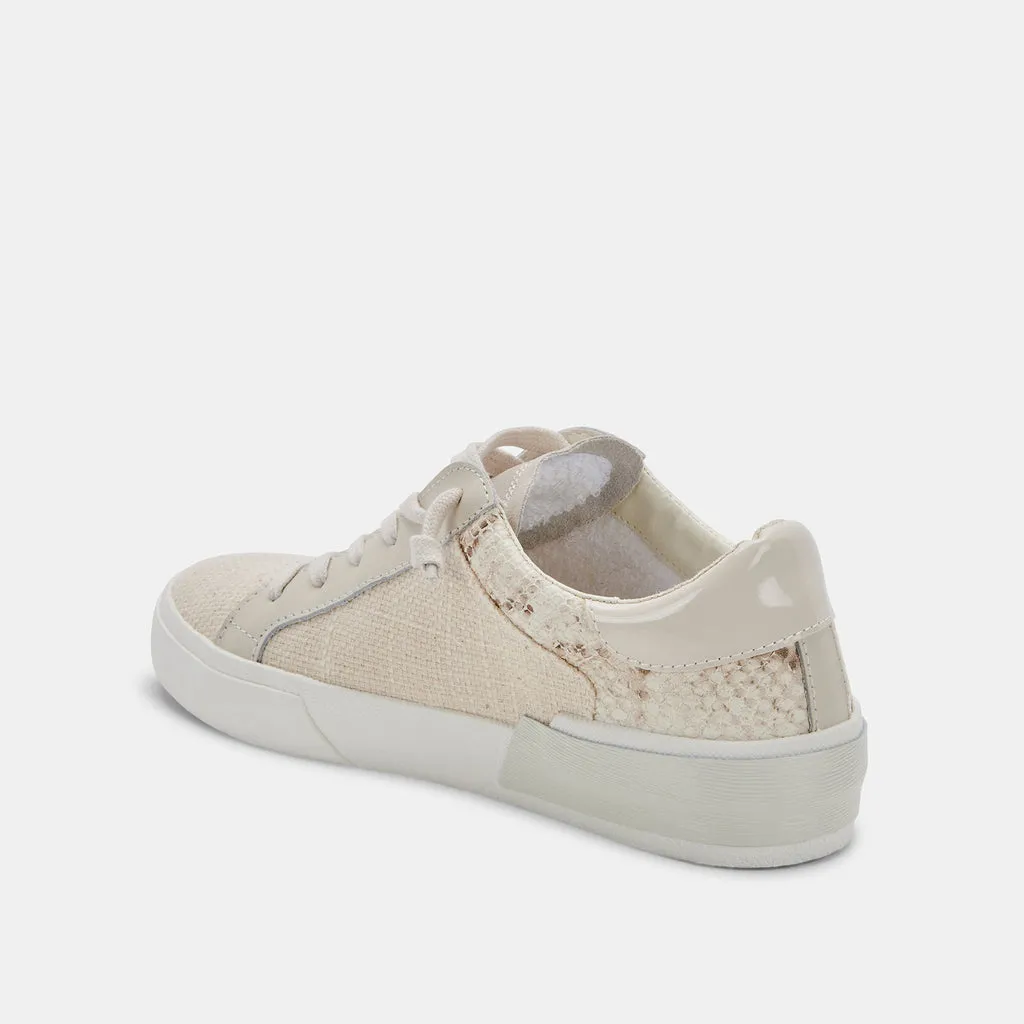 ZINA SNEAKERS NATURAL LINEN– Dolce Vita 6706138611778