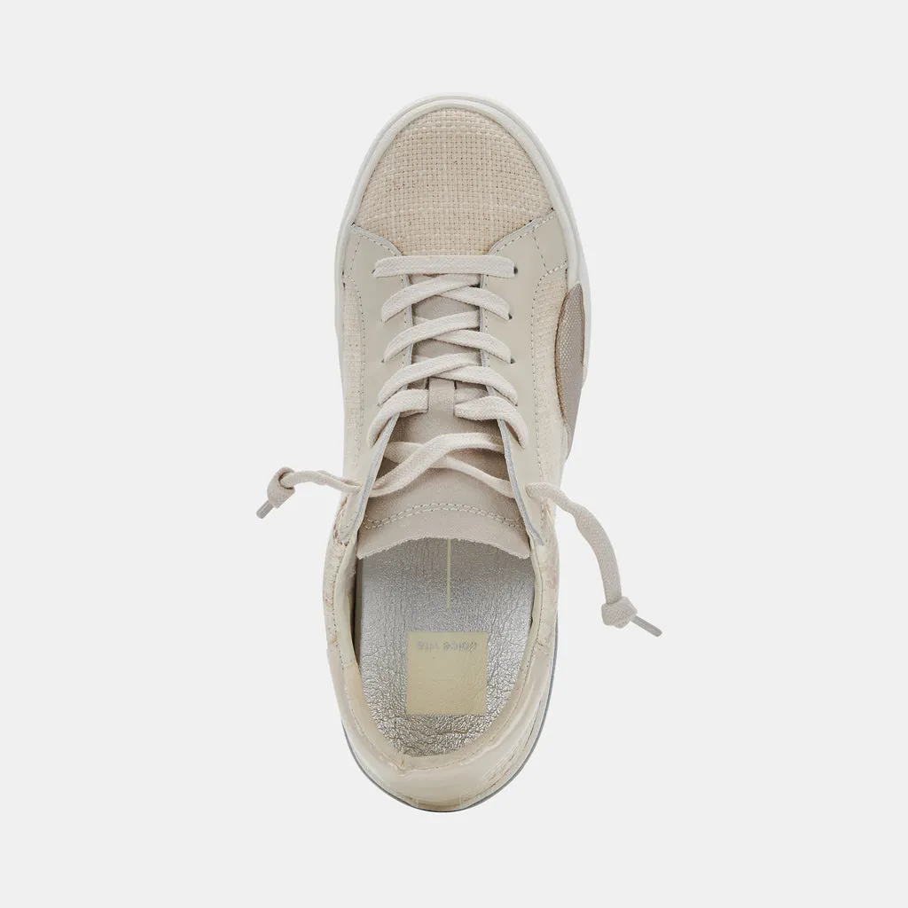 ZINA SNEAKERS NATURAL LINEN– Dolce Vita 6706138611778